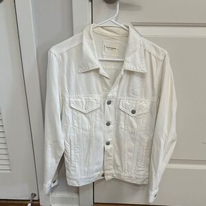Lucky Brand Women's White Jean Jacket